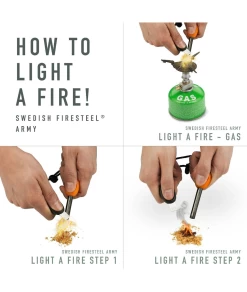 Light My Fire Swedish FireSteel Army 2in1 -Draussen Geschäft 90809420 2